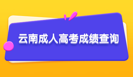 云南成人高考成績查詢時間是什么時候？
