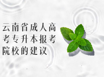 云南省成人高考 云南專升本報(bào)考院校