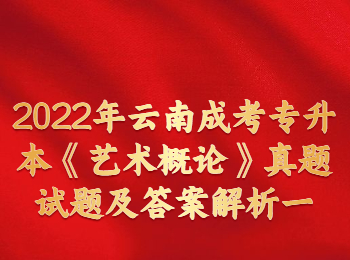 云南成考 云南成考專升本藝術概論