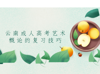云南成人高考藝術概論