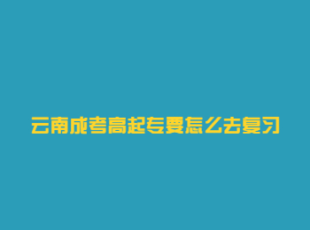 云南成考高起專 云南成考